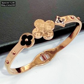 Браслет мед.сталь24К 10388